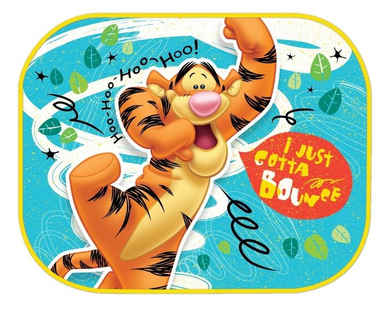 Kubuś Puchatek, Zasłonki przeciwsłoneczne, 44-35 cm, 2 szt.