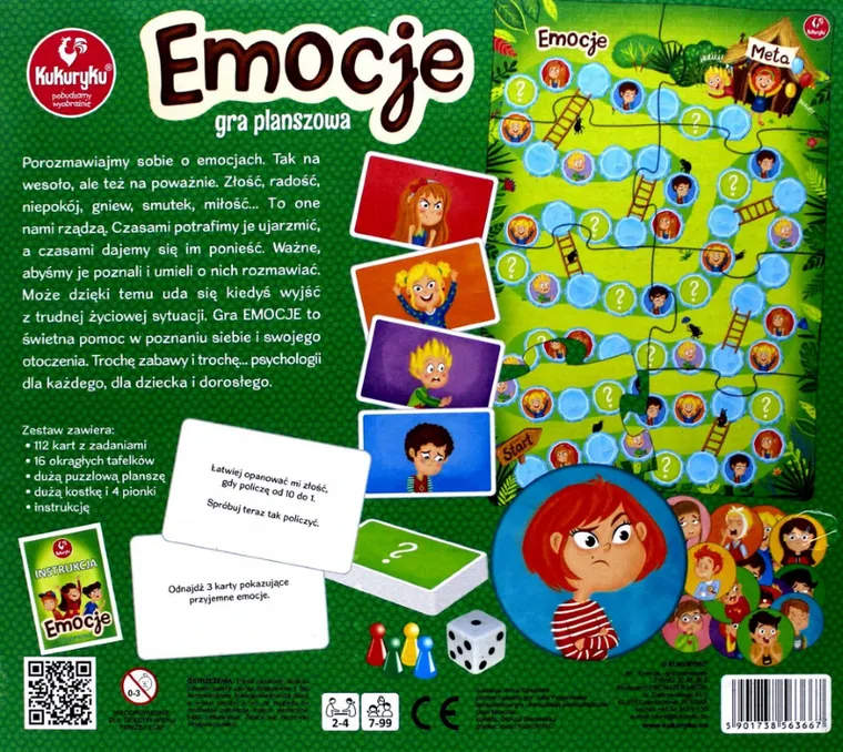 Kukuryku, Emocje, gra planszowa