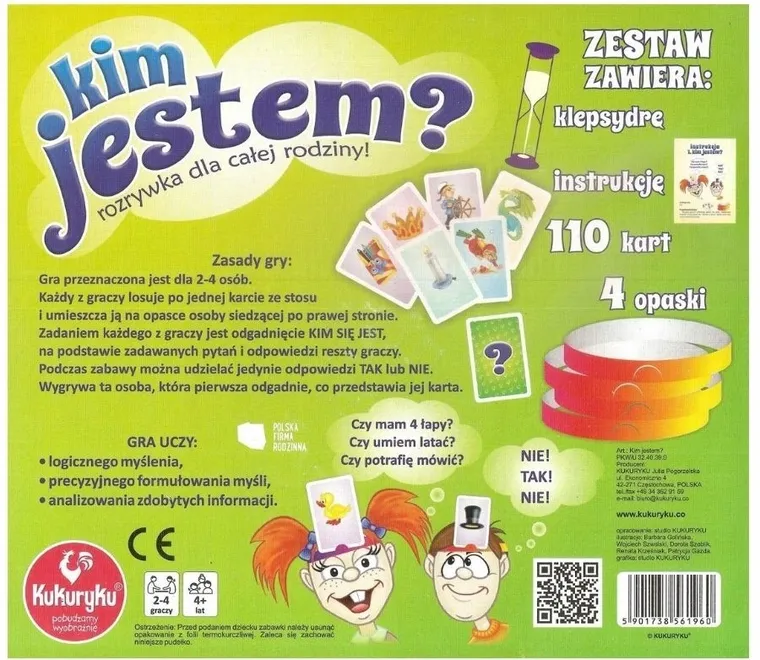 Kukuryku, Kim jestem? gra familijna