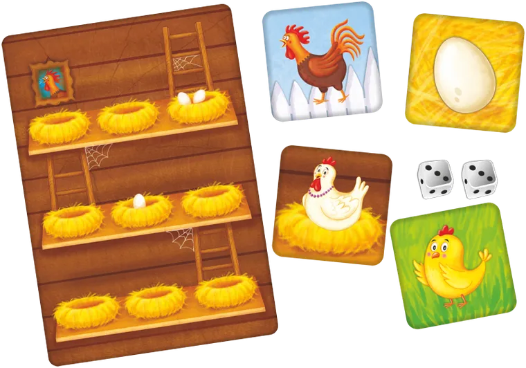 Kukuryku, Pełny kurnik, gra familijna