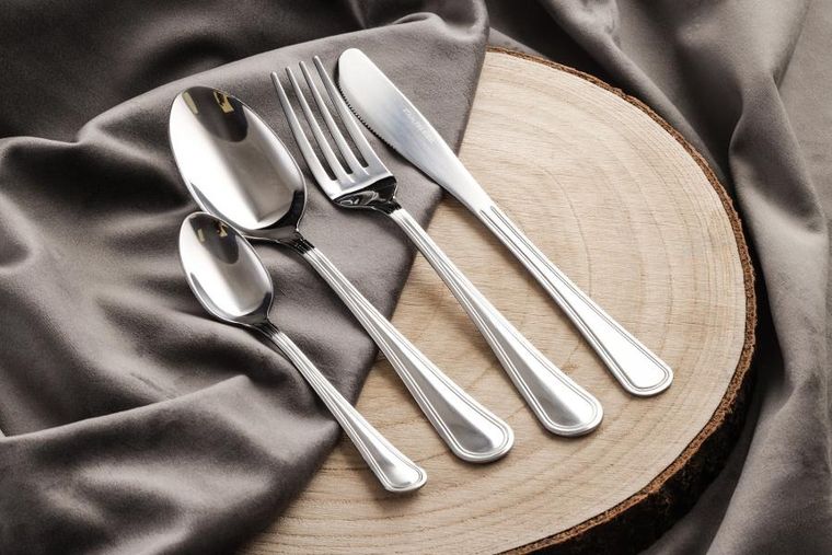 Kulig, Luce, komplet sztućców dla 6 osób, srebrny, 24 szt.