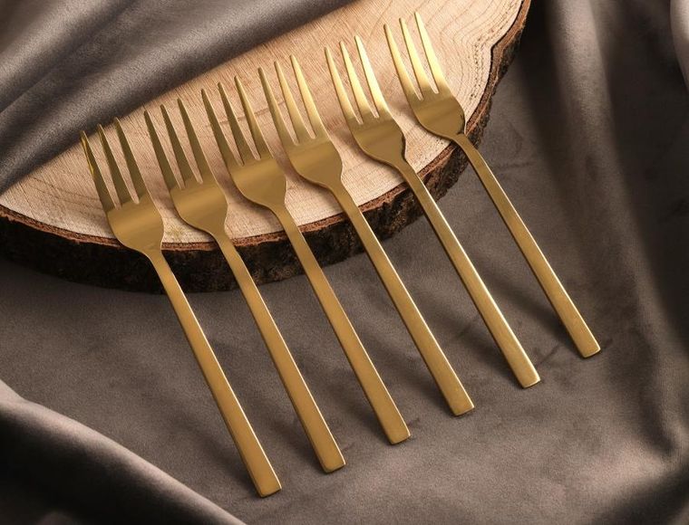 Kulig, widelczyk do ciasta, Piano Shiny, gold