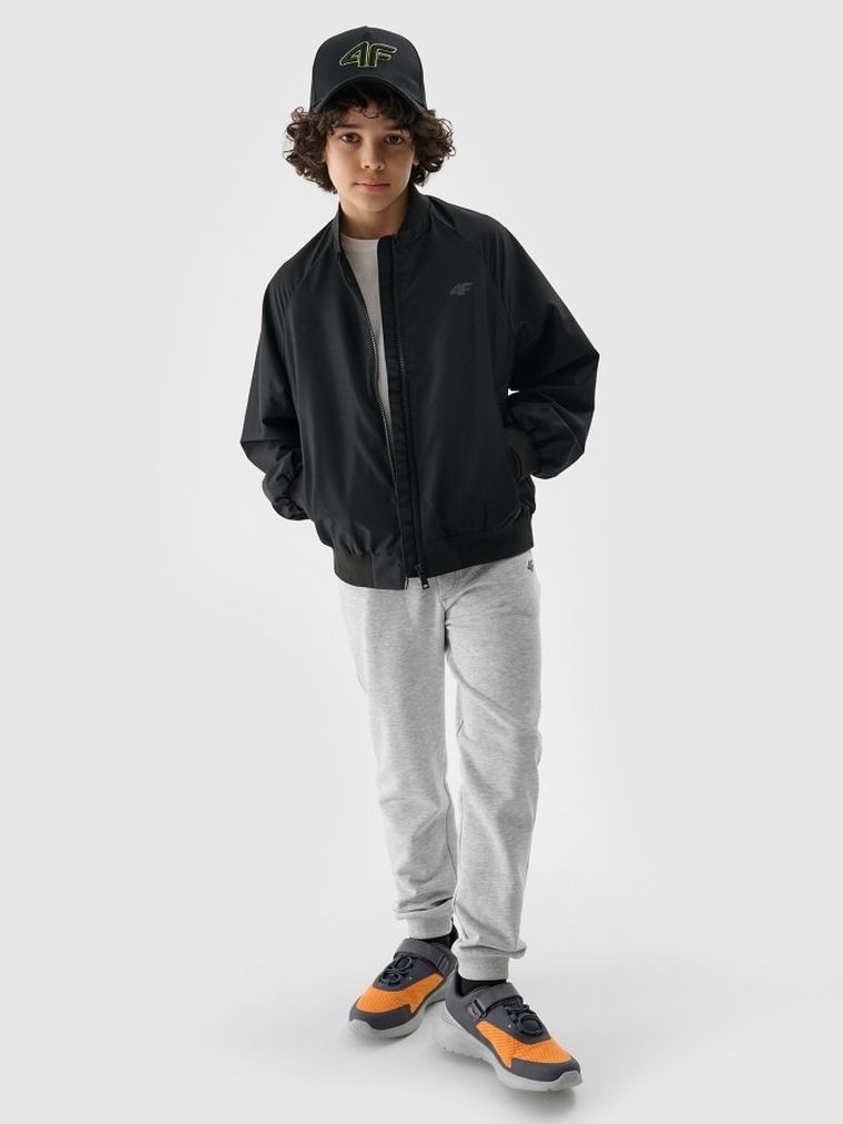Kurtka chłopięca, czarna, 4F