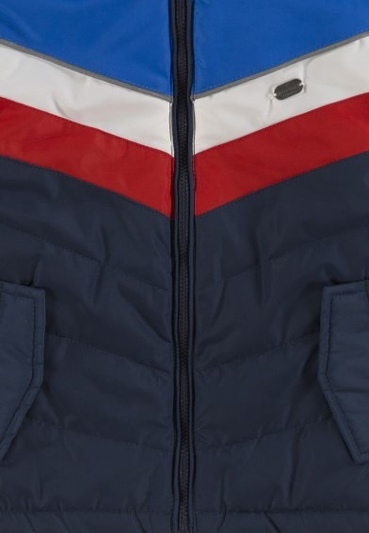 Kurtka chłopięca z kapturem, niebieska, Kanz