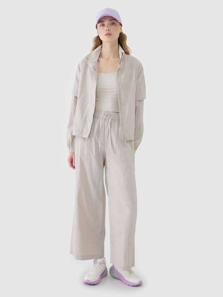 Kurtka damska, beżowa, 4F