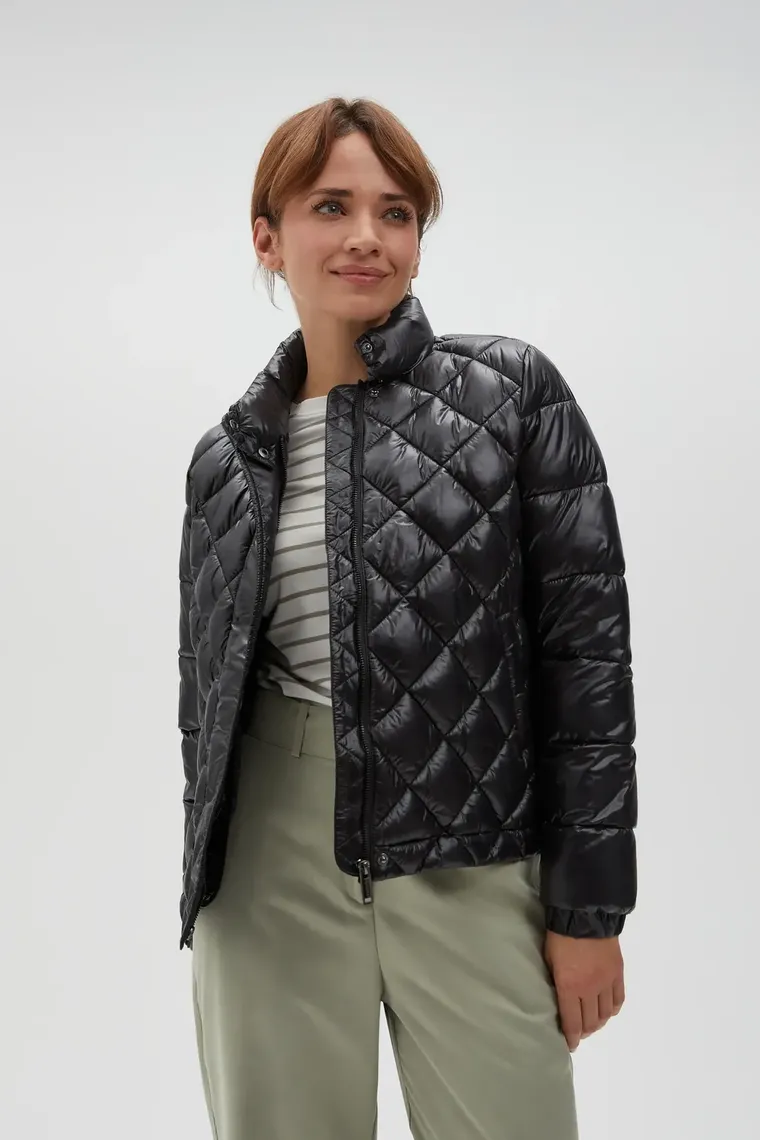 Kurtka damska, czarna, Moodo