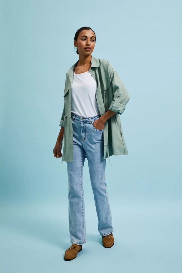 Kurtka damska, khaki, Moodo