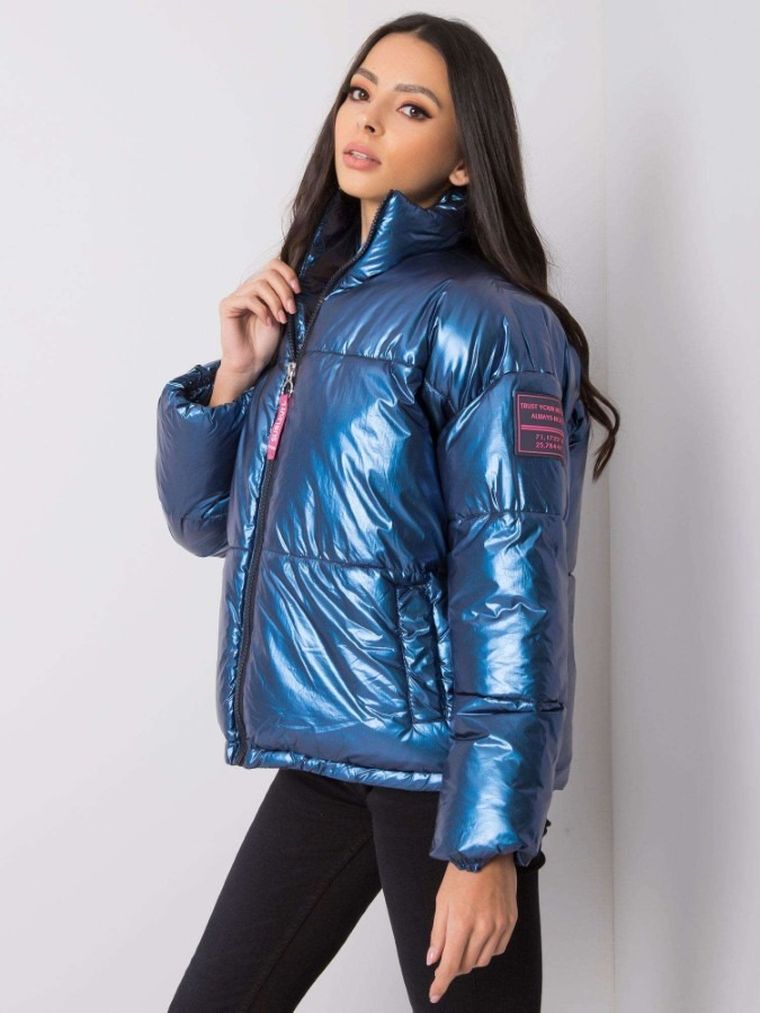 Kurtka damska, niebieska, Sublevel