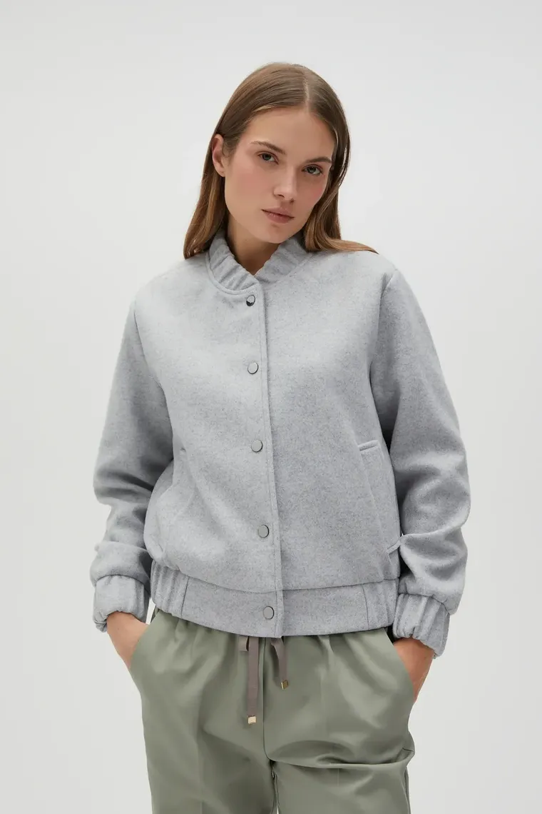 Kurtka damska, szara, Moodo