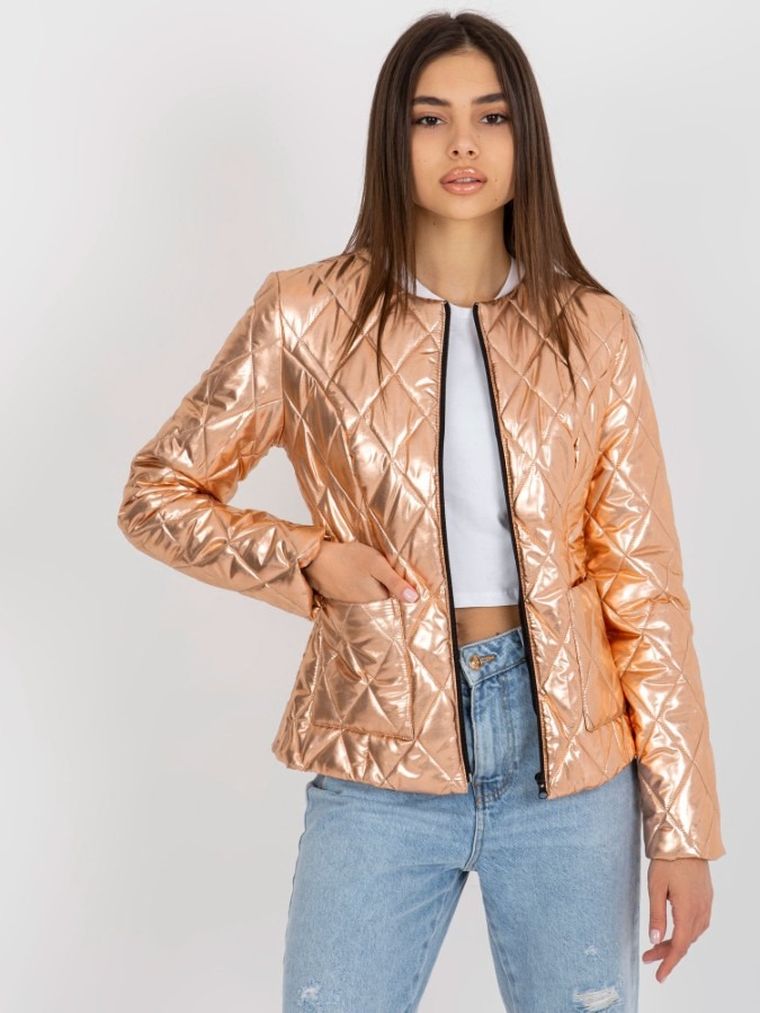 Kurtka damska, złota, Lakerta