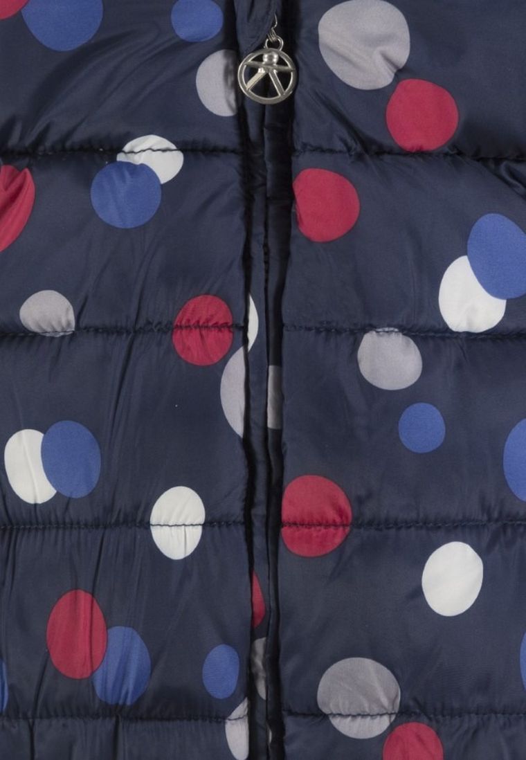 Kurtka dziewczęca z kapturem, granatowa, Kanz