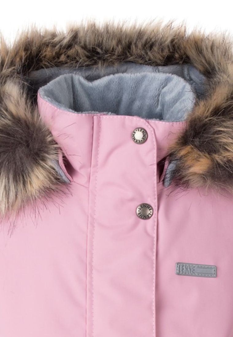 Kurtka dziewczęca z kapturem, różowa, Lenne