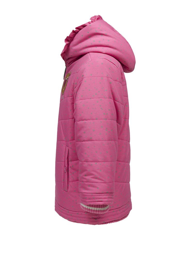 Kurtka dziewczęca z kapturem, różowa, Lief