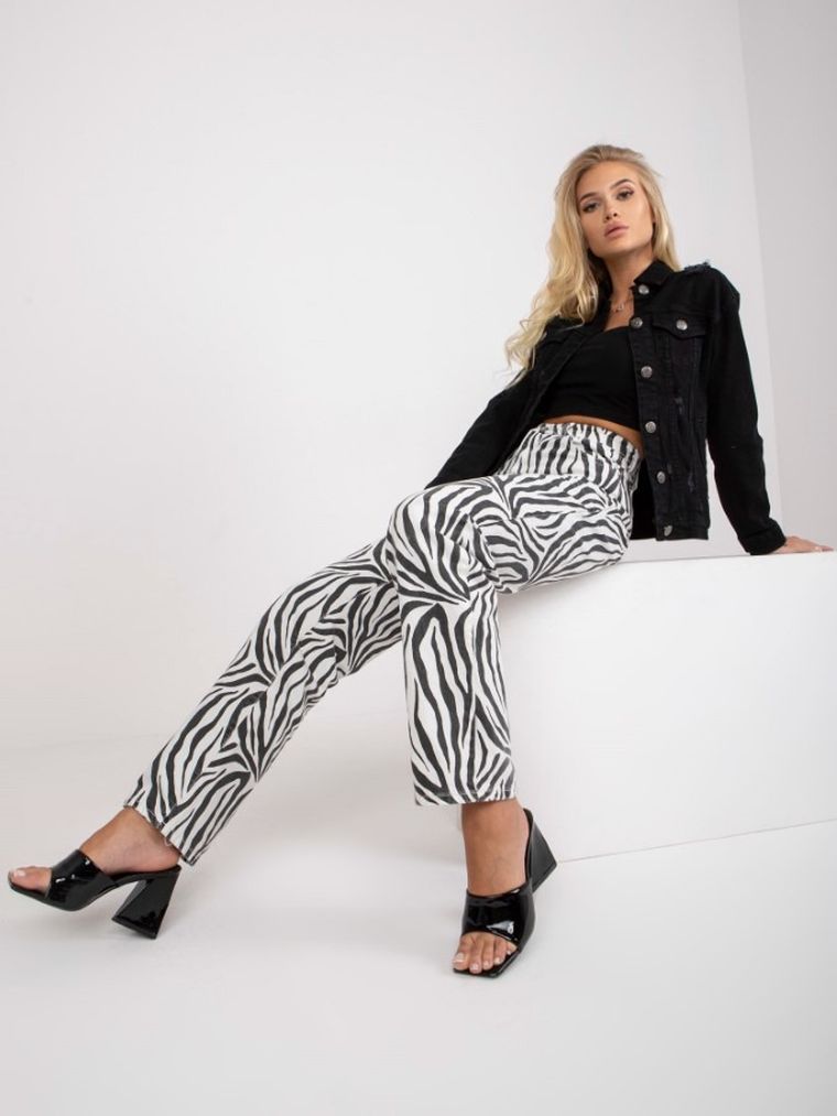 Kurtka jeansowa damska, czarna, Rue Paris