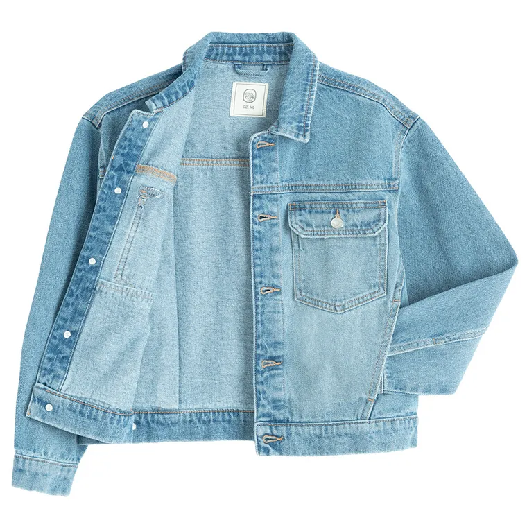 Kurtka jeansowa z kołnierzykiem Cool Club