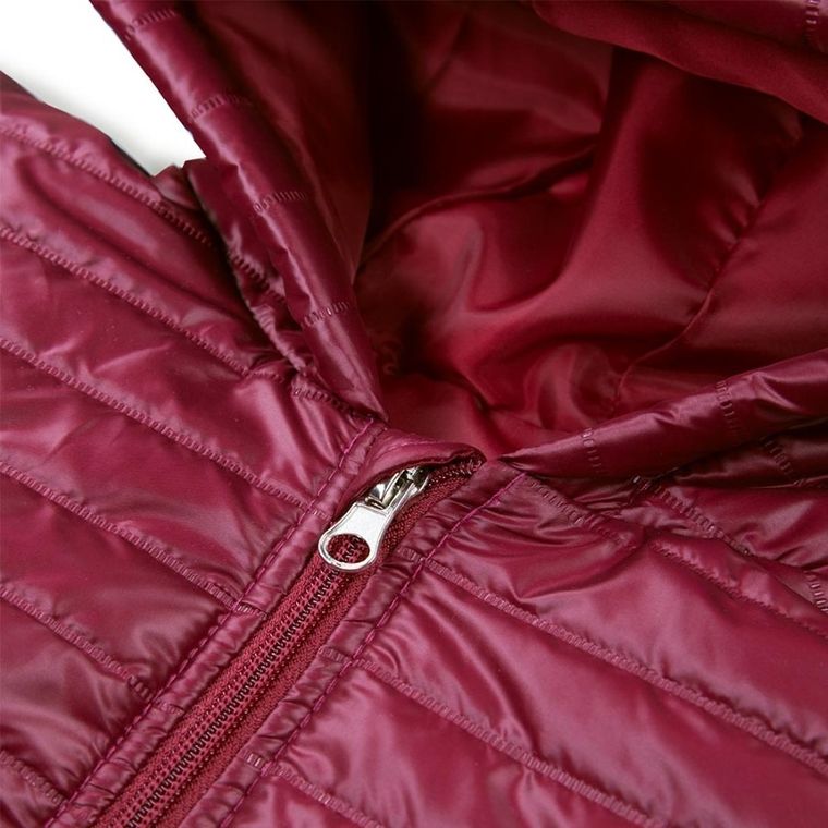 Kurtka niemowlęca z kapturem, bordowa, Eevi