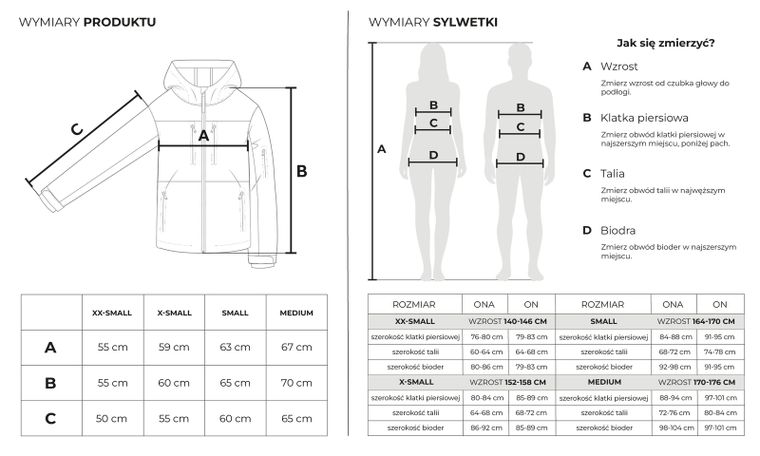 Kurtka przejściowa z kapturem o kroju oversize NOWEAR