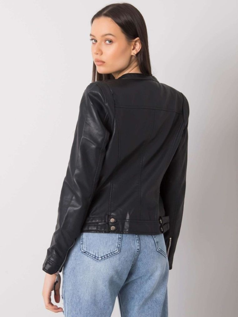 Kurtka ramoneska damska, czarna, Forget Me Not Fashion