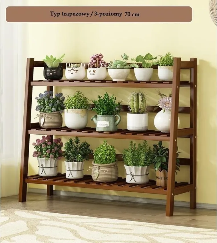 Kwietnik 3-poziomowy, 70 cm