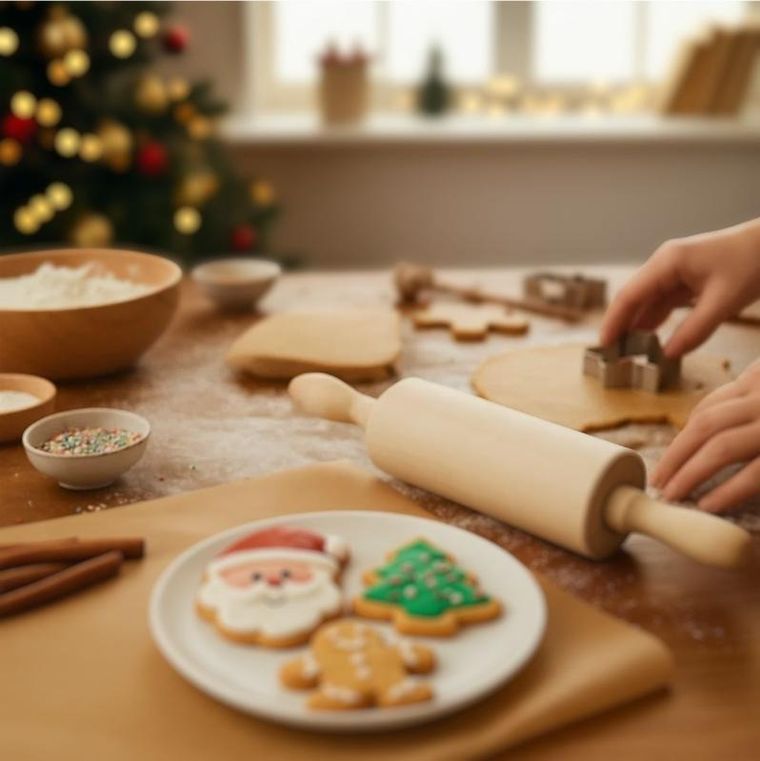 La Cucina, Miril, zestaw do pieczenia dla dzieci, wałek, 3 foremki