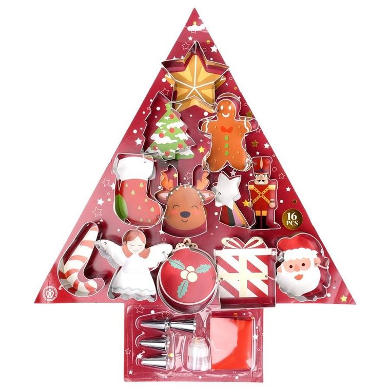 La Cucina, wykrawacze do ciastek, stalowe, 17 elementów