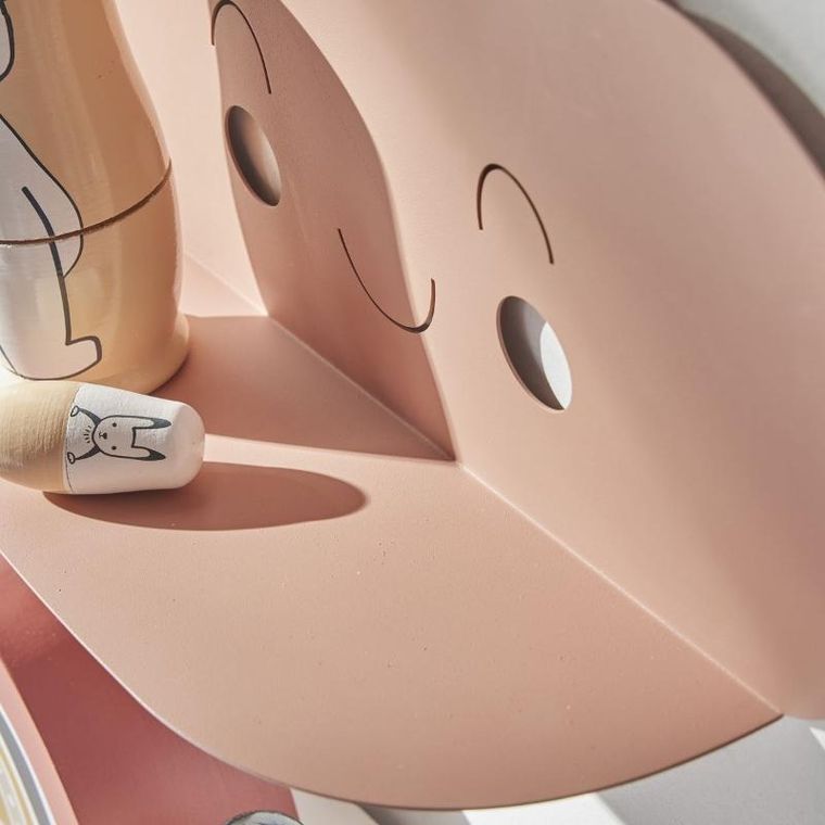 La Factory, Head in the clouds, półka do pokoju dziecięcego, chmurka, 40-11-22 cm