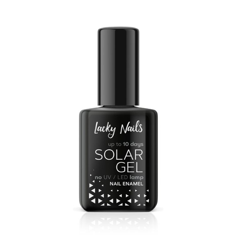 Lacky Nails, Solar Gel, lakier do paznokci, 15 Onyx, 10 ml