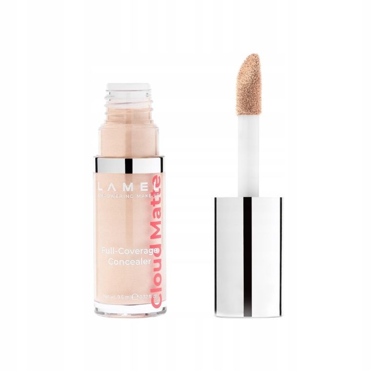 Lamel, Cloud Matte Full-Coverage, korektor pod oczy, nr 01c