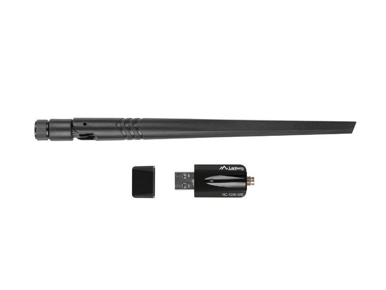 Lanberg, bezprzewodowa karta sieciowa, USB NC-1200-WIE AC1200 USB 3.0 DUAL BAND
