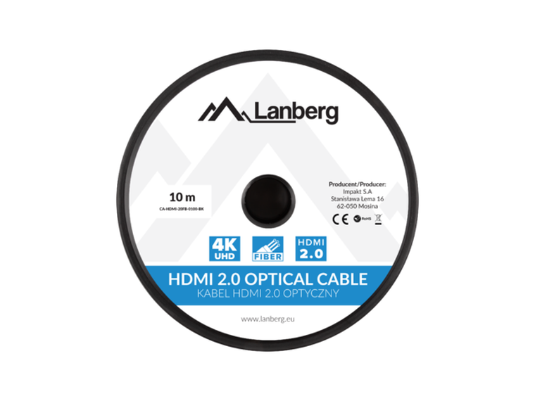 Lanberg, kabel HDMI, 10 m