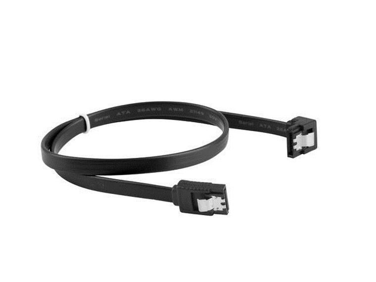 Lanberg, kabel SATA, Ca-sasa-13cu-0050-bk, czarny