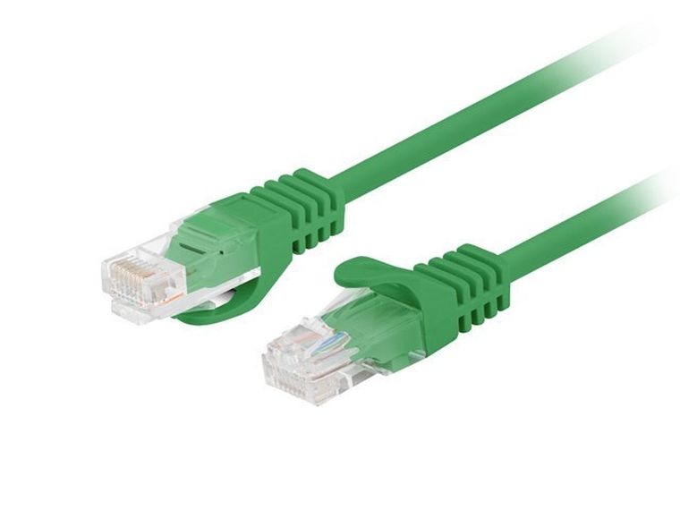 Lanberg, patchcord, kat. 6, UTP, 3m, zielony, 10 szt.