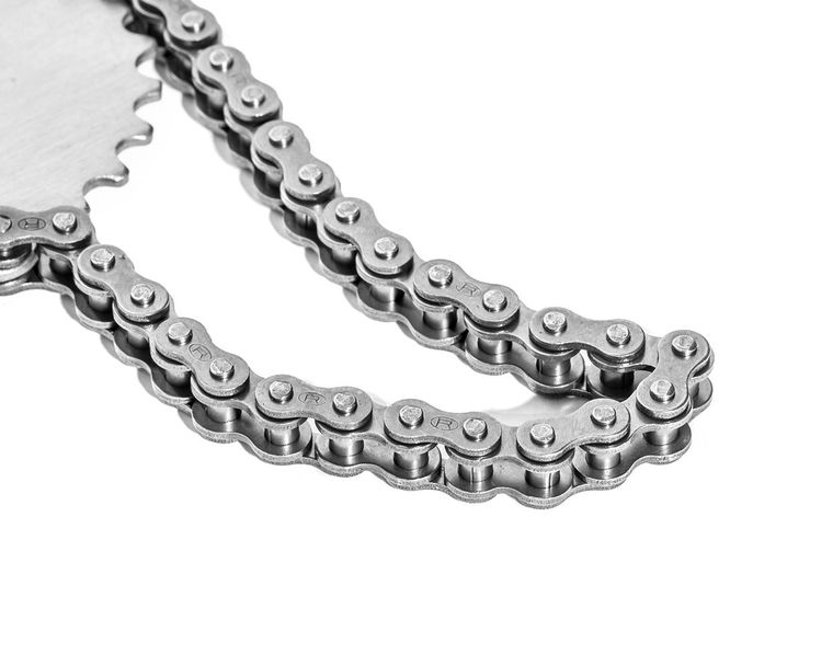 Łańcuchowy otwieracz, zębatka, srebrny