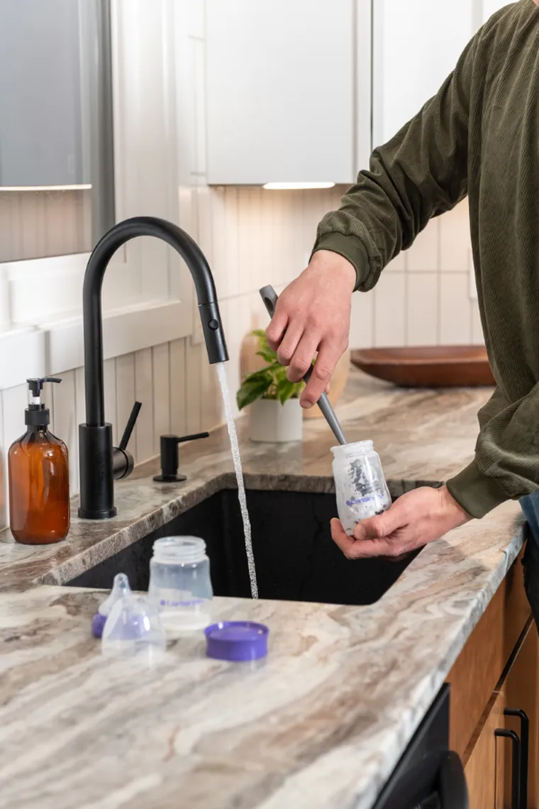 Lansinoh, NaturalWave, zestaw startowy butelek do karmienia ze smoczkami, rozmiar S, M, L