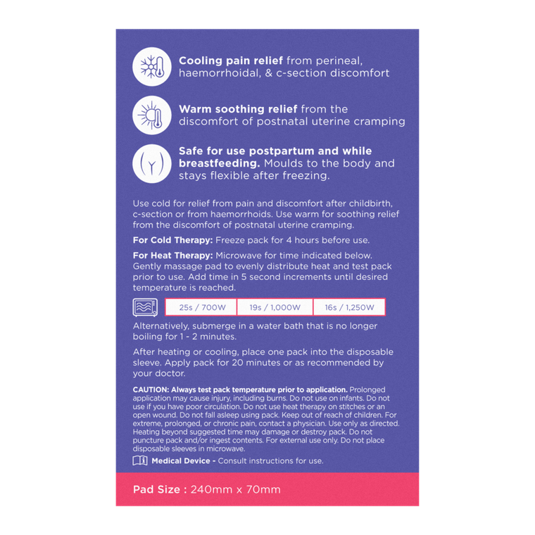 Lansinoh, wkładka żelowa poporodowa, terapia zimnem i ciepłem