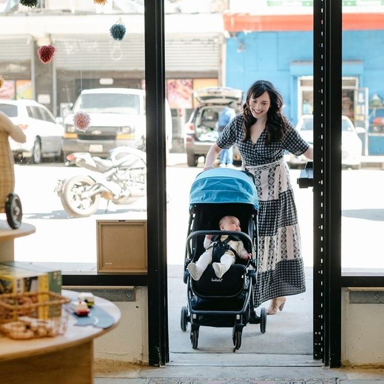 Larktale, Autofold, wózek spacerowy, niebieski