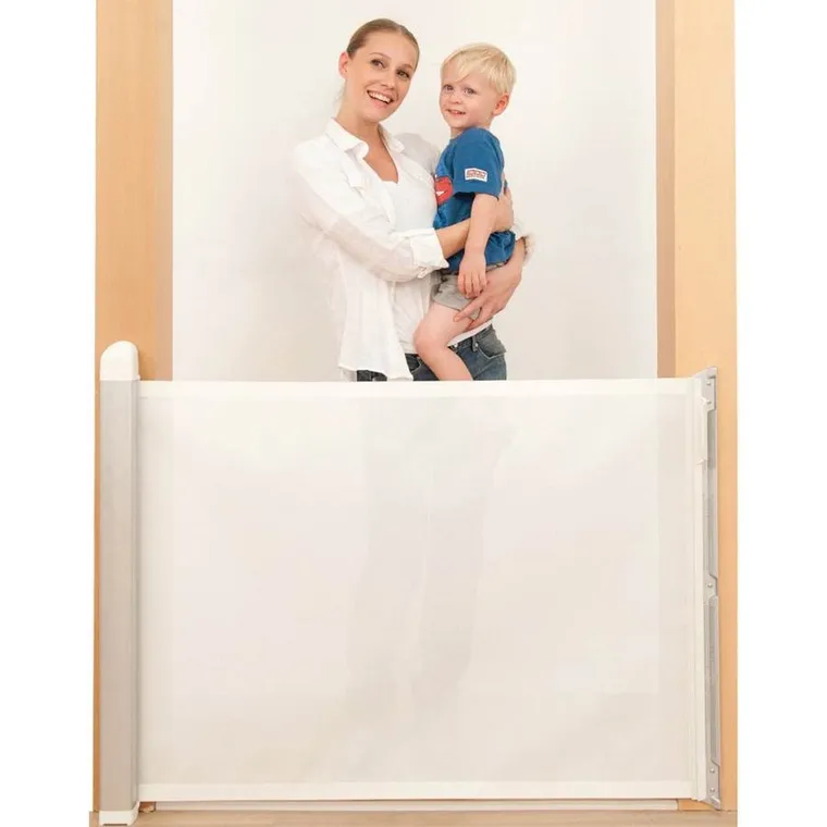 Lascal, KiddyGuard Avant, bramka ochronna, biała