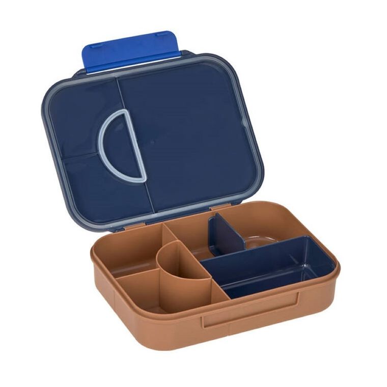 Lassig, Bento, Little Gang Smile, lunchbox z przegródkami, navy