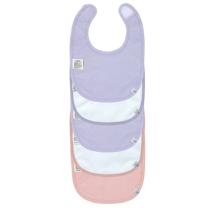 Lassig, Happy Fruits Cherry, zestaw śliniaków bawełnianych, 3m+, 5 szt.