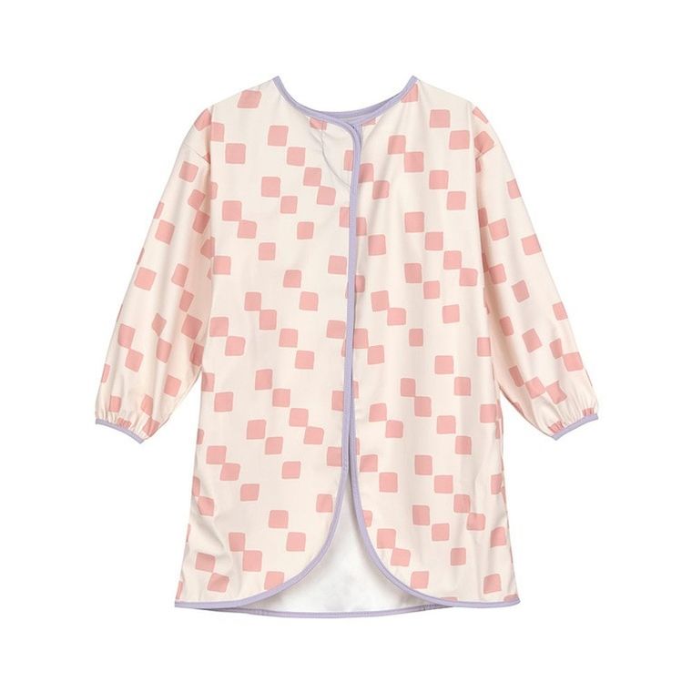 Lassig, Happy Fruits, fartuch z długim rękawem, wodoodporny, peach