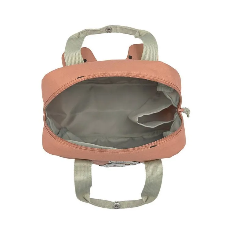 Lassig, Happy Prints, plecak dla przedszkolaka, kwadratowy, karmelowy