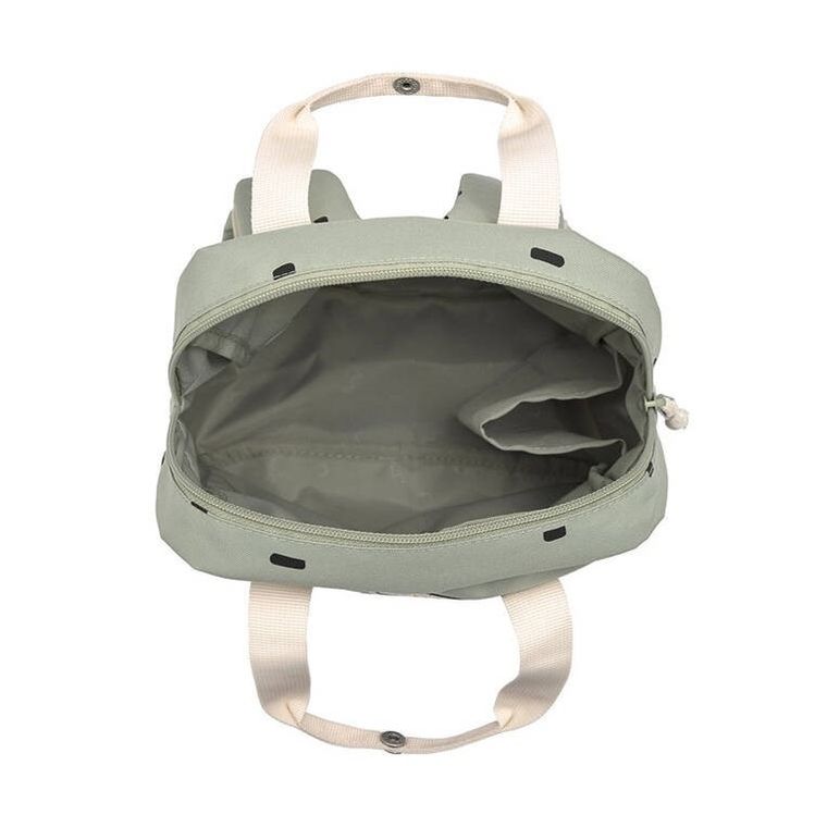 Lassig, Happy Prints, plecak dla przedszkolaka, kwadratowy, oliwkowy