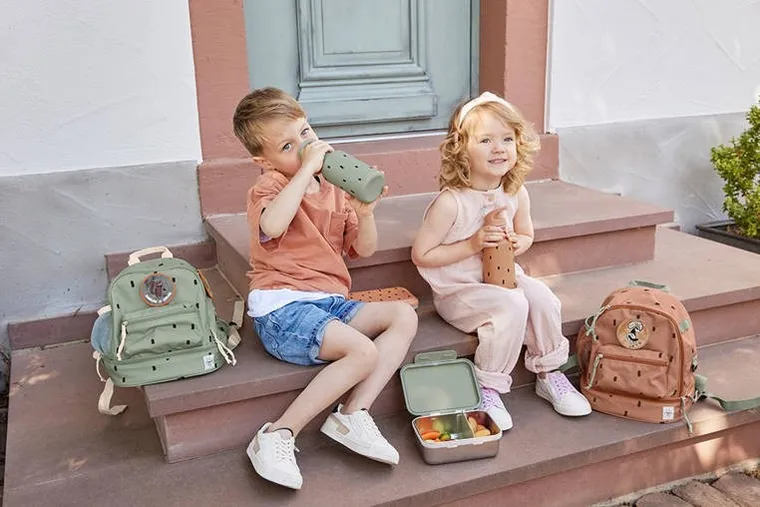 Lassig, Happy Prints, plecak dla przedszkolaka, oliwkowy