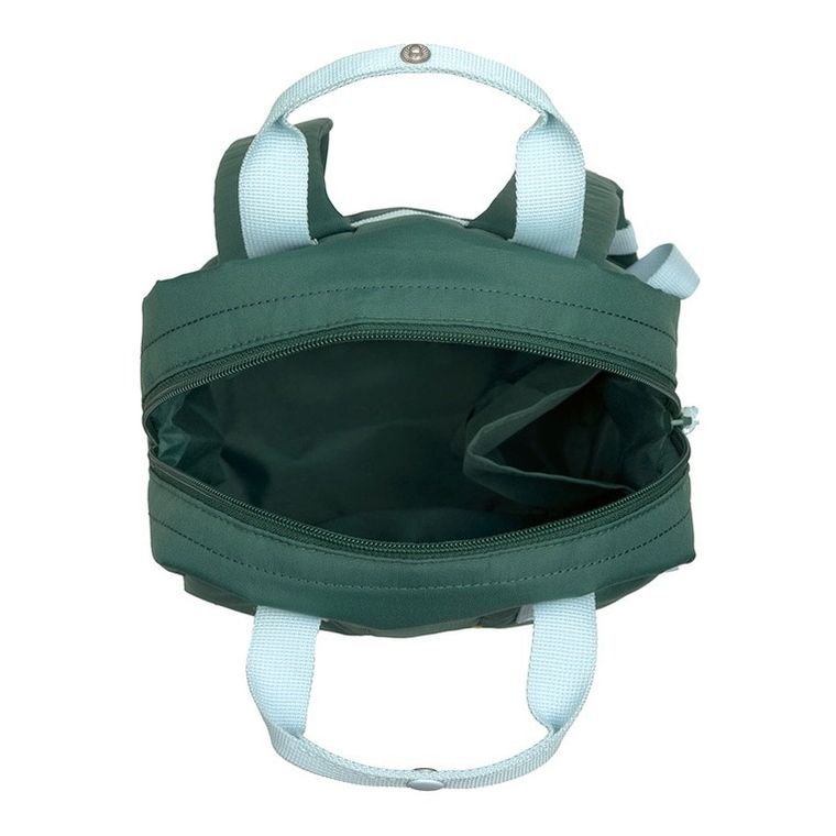 Lassig, Little Gang, Lemon, plecak dla przedszkolaka, Dark Green