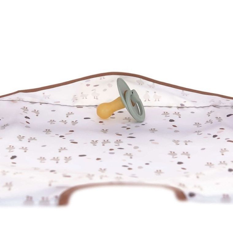 Lassig, Tiny Farmer, zestaw śliniaków z długim rękawem, gąska, 6m+, 2 szt.