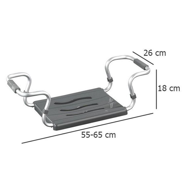 Ławka na wannę z regulowanym siedziskiem, Secura