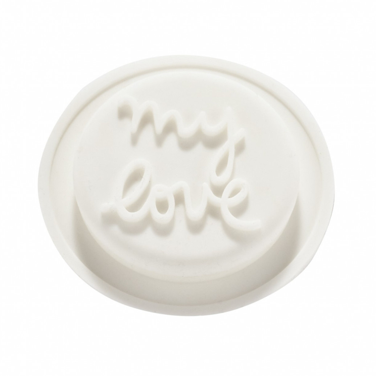 Le Biberon Français, dyski wymienne do butelek, serca/my love, 2 szt.