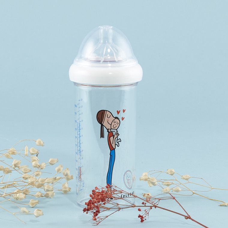Le Biberon Français, zestaw butelek dla noworodków i niemowląt, Mama, 2-210 ml + 1-360 ml