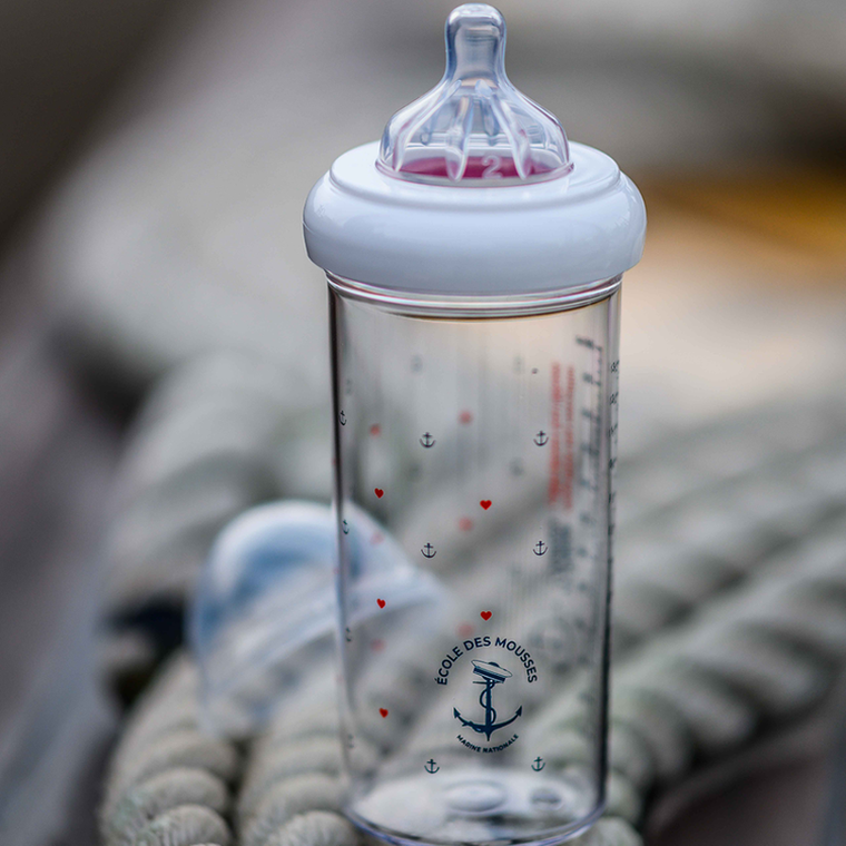 Le Biberon Français, zestaw butelek dla noworodków i niemowląt, Paryż, 2 x 210 ml + 1 x 360 ml, 3 szt.