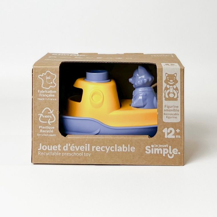 Le Jouet Simple, mój pierwszy statek, 2w1, niebieski